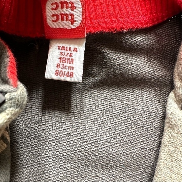 ⭐️ 5 for $25 TUC TUC Spain I AM WOLF Toddler Jacket Front Zipper 18 Mo - Picture 5 of 8